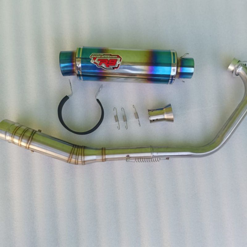 KNALPOT R9 MUGELLO Fu/r15/Vixion dan lain lain