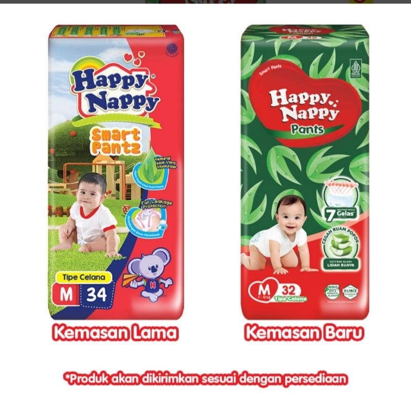pampers happy nappy M 34