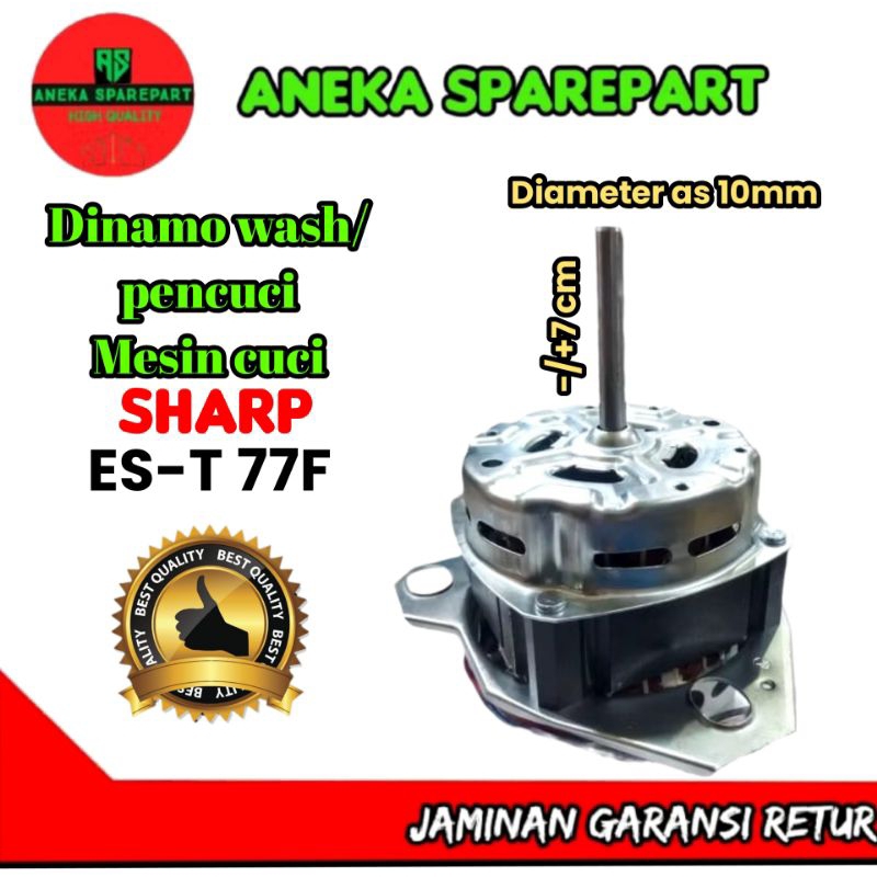 MOTOR PENCUCI/DINAMO PENCUCI MESIN CUCI SHARP ES-T 77F ORIGINAL