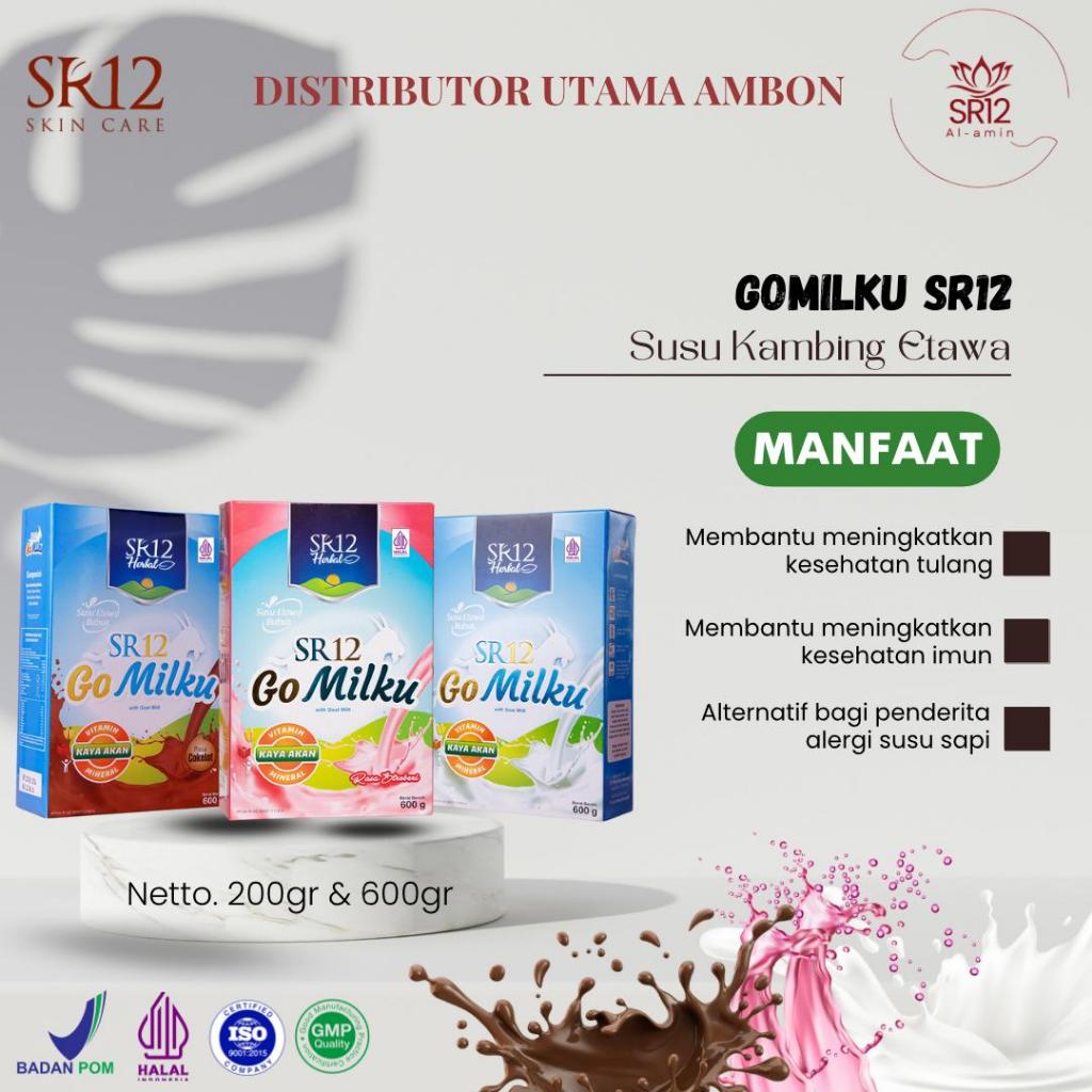 

Gomilku SR12 susu kambing etawa, meningkatkan kesehatan tulang imun dan alternatif alergi susu sapi