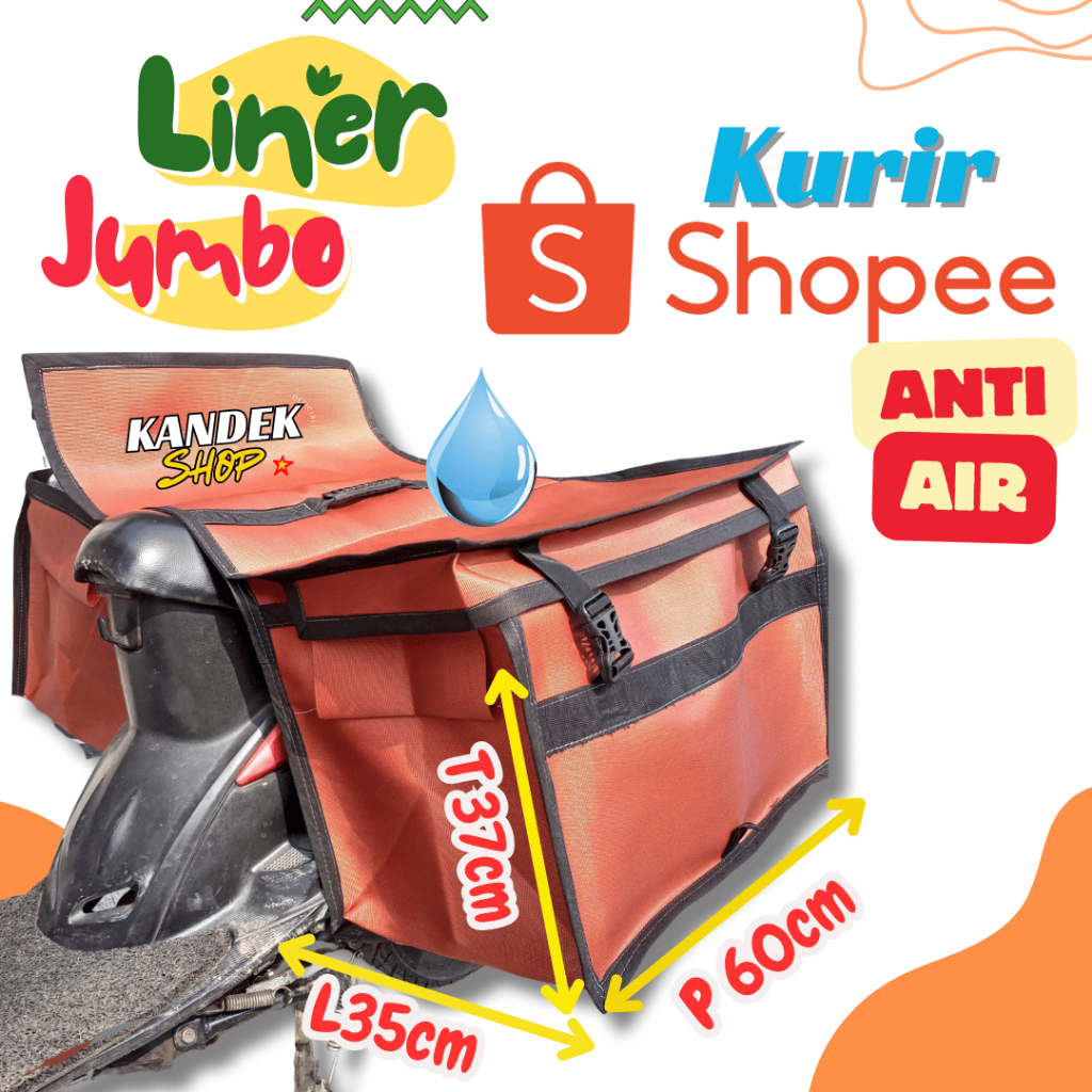 Ronjot - Srandul Motor Obrok Rengkek Kandek Tebal Krombong  Serat Nilon Anti Air Kurir Shopee Jumbo