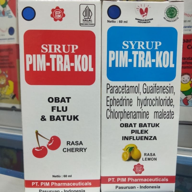 PIM-TRA-KOL SIRUP flu batuk influenza