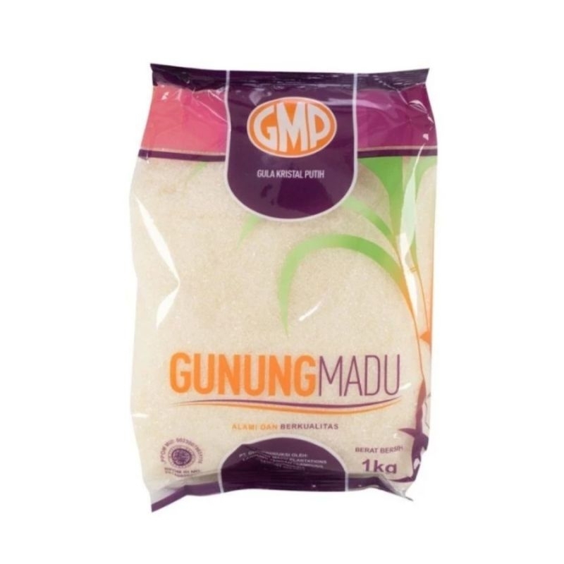 

GULA PASIR KUNING PREMIUM GUNUNG MADU ALAMI GMP KEMASAN 1 KG