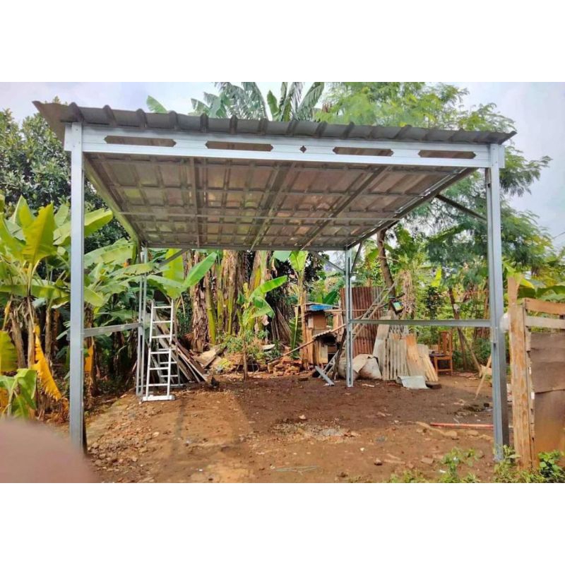 kanopi teras baja ringan terpasang