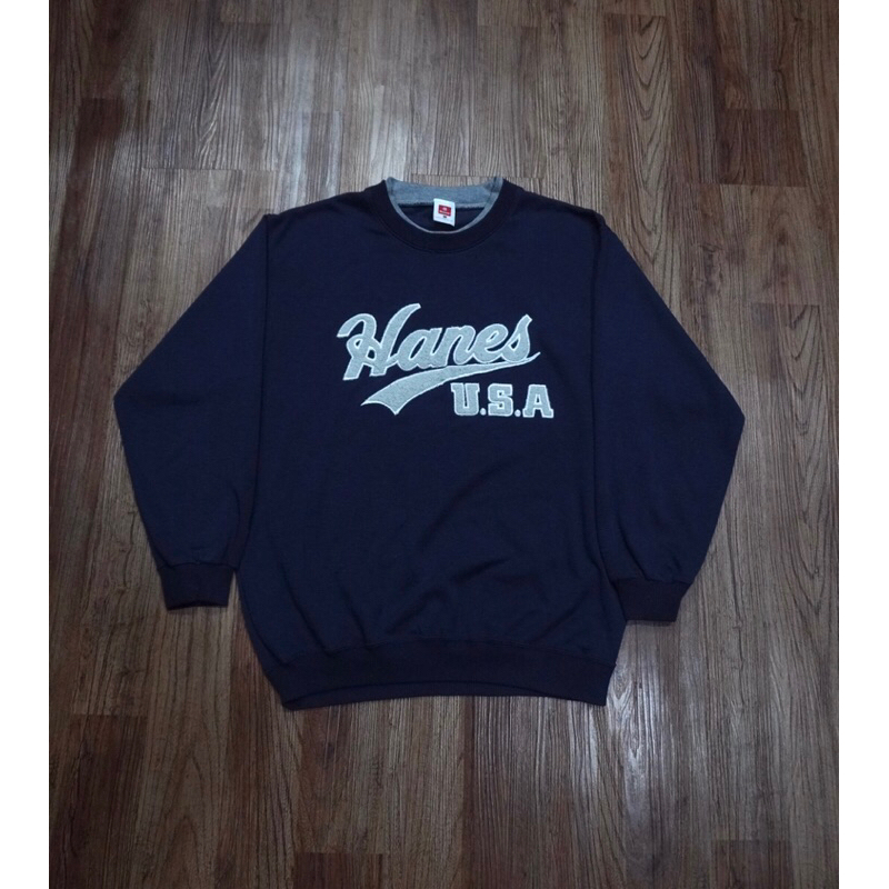 Vtg Hanes usa crewneck sweater bekas second
