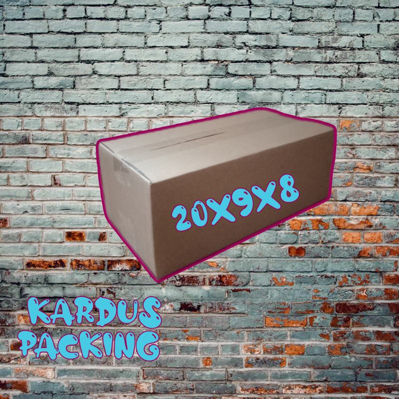 

kardus packing UK 20x9x8 kardus besar kardus kecil