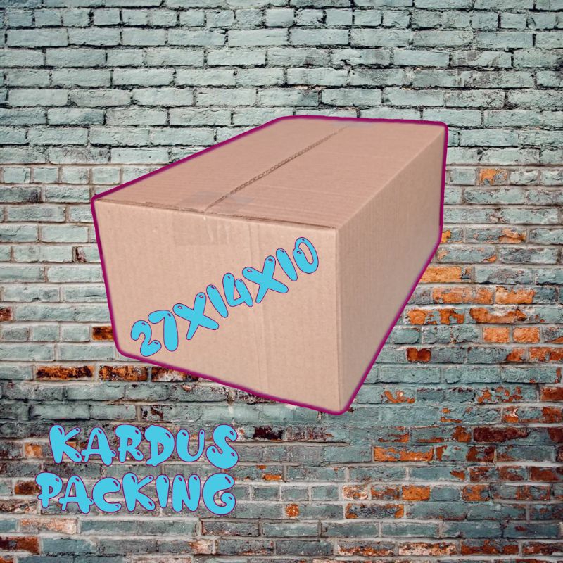 

kardus packing UK 27x14x10 kardus kecil kardus besar