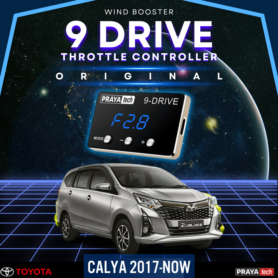 CALYA WIND BOOSTER PRAYATECH 9DRIVE 9 DRIVE F1 PIGGYBACK REMAP ECU THROTTLE CONTROLLER TOYOTA