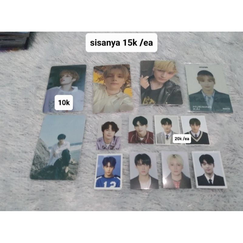 Photocard Pc Hueningkai Id Photo Txt Soobin, Yeonjun, Minisode, Freefall, Decokit, Foreul, Moakit, M