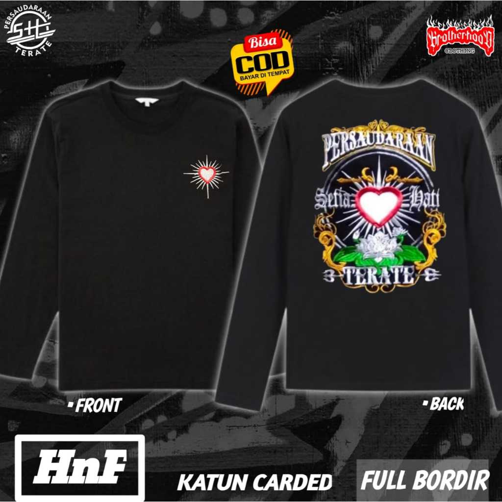 kaos psht lengan panjang - kaos psht bordir - kaos psht- kaos psht keren