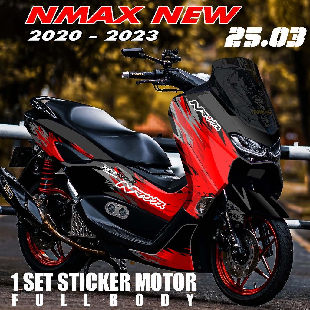 Decal DEKAL STICKER Nmax ALL NEW NMAX FULL BODY BODI TERBARU TERMURAH TER KEREN WARNA VIRAL POLOS SI