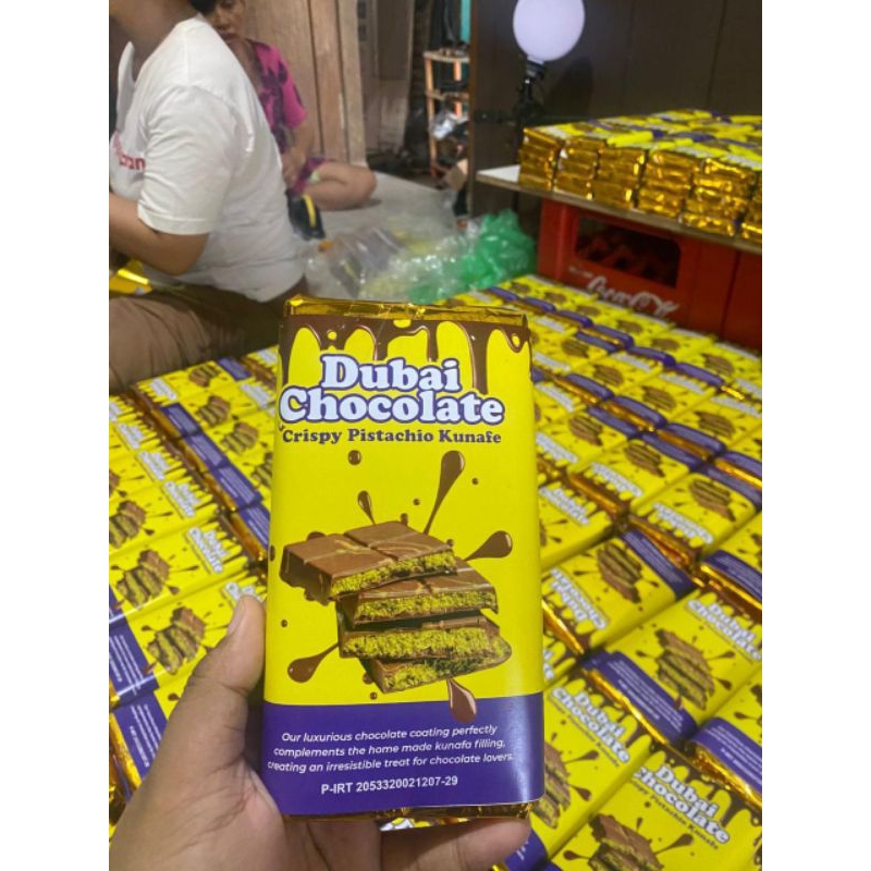

Dubai chocolate// coklat dubai // crispy pistachio kunafe