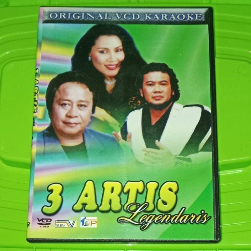 VCD 3 ARTIS Legendaris - Rhoma Irama Rita Sugiarto Mansyur S V CD ORIGINAL