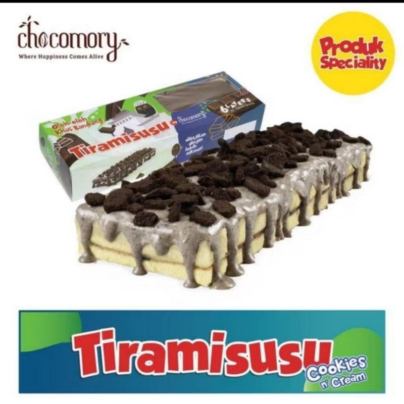 

Tiramisusu by Chocomory - Bolu Lumer Tiramisu Oleh Oleh Kue Bandung Pesanan Instan dan JNE YES