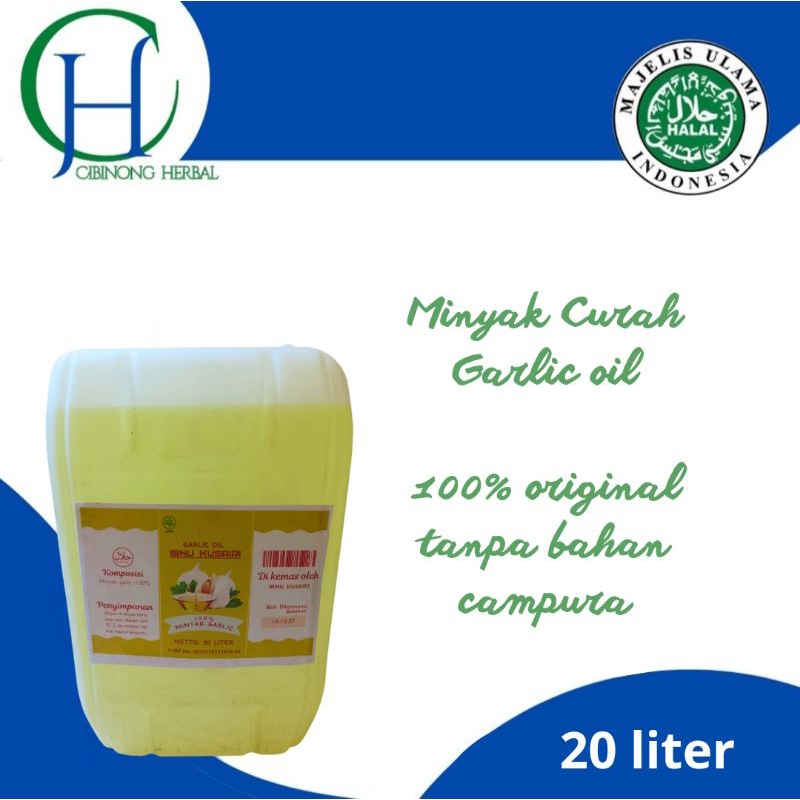 

Minyak Curah Garlic 20 liter || Minyak Garlic Ibnu kusairi tanpa bahan campuran
