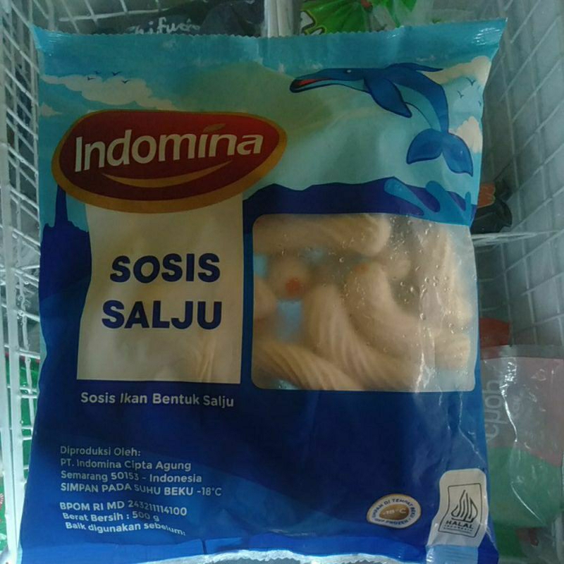 

lndomina Sosis Salju (Olahan Ikan) kemasan 500Gram