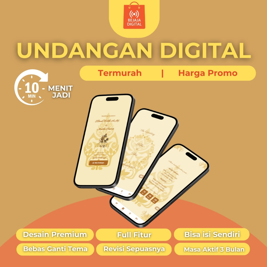 Undangan Digital Website - Wedding Invitation Tema Java