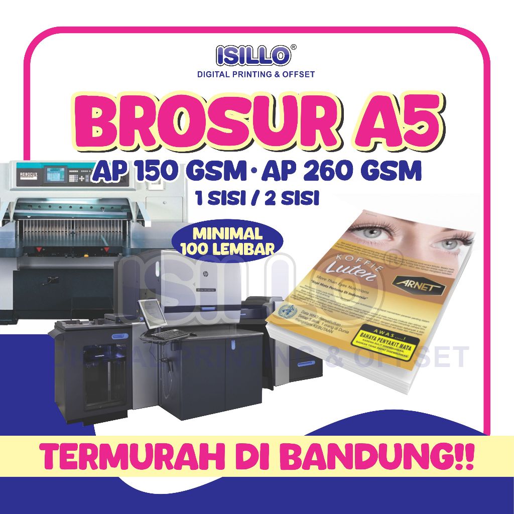 CETAK BROSUR A5 AP 150GSM AP 260GSM | BROSUR CEPAT MURAH [BACA DESKRIPSI PRODUK]