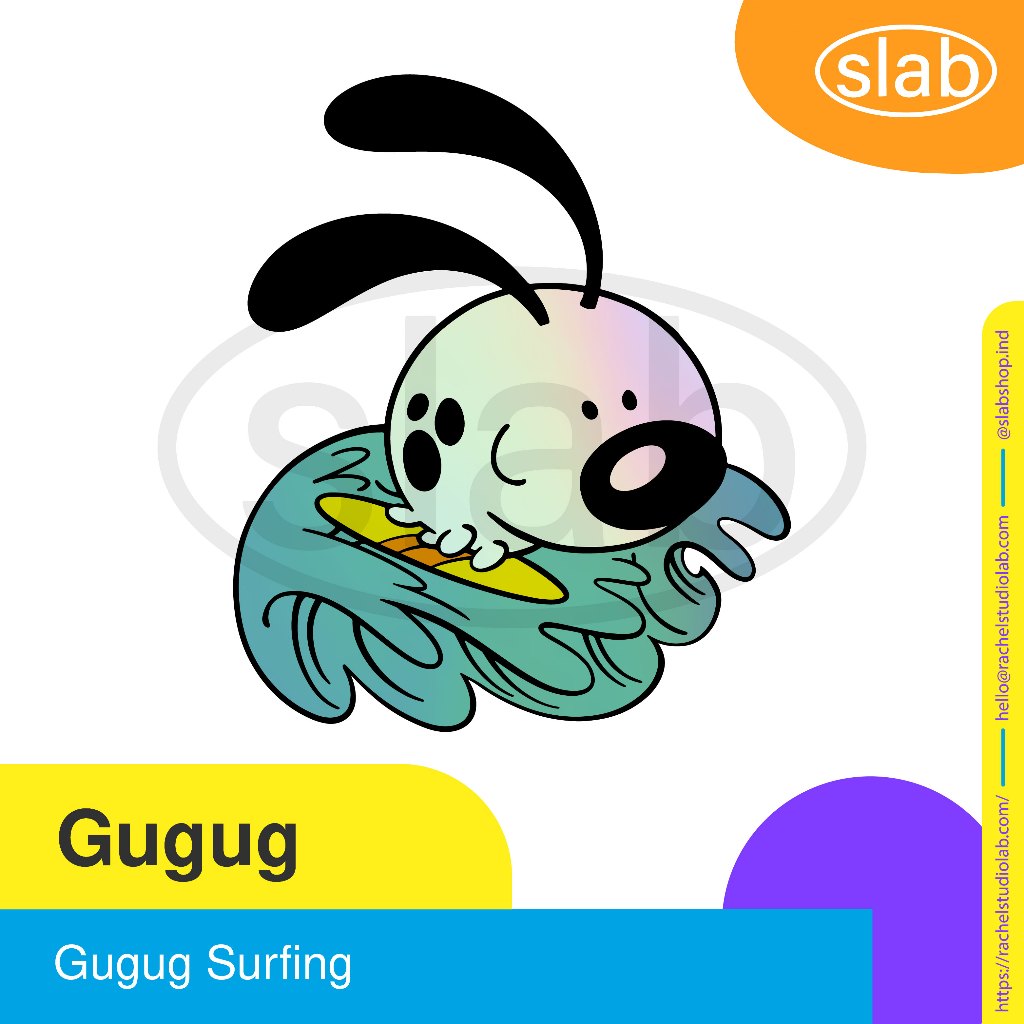 

Sticker - Emte : Gugug Surfing - HOLO