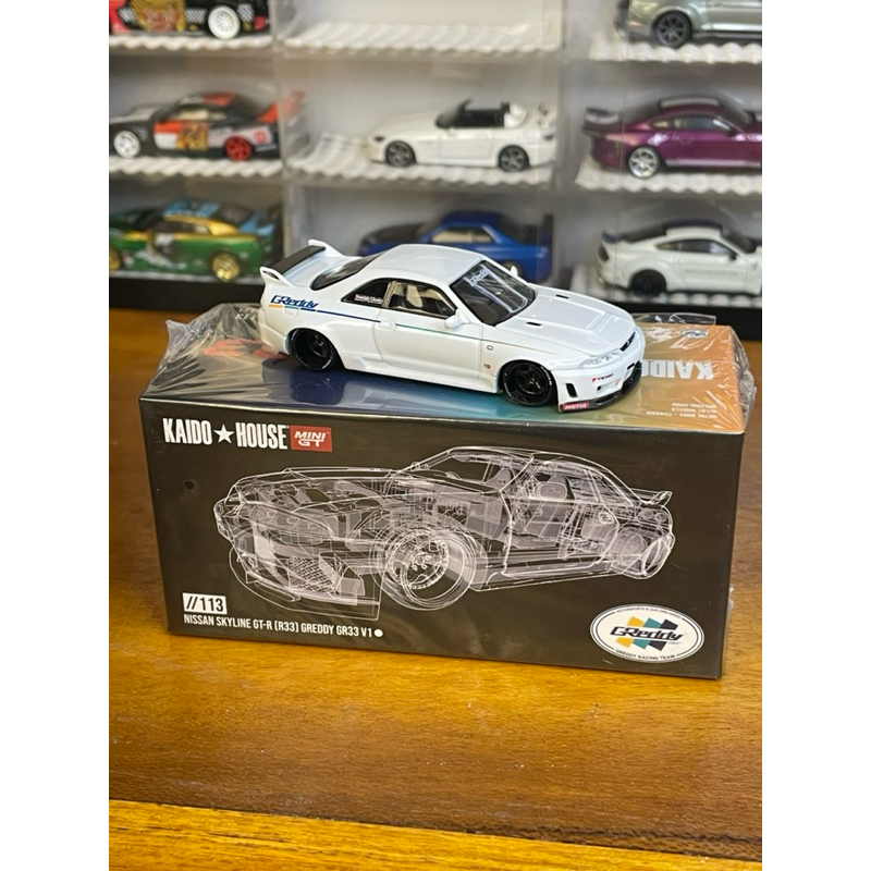 KAIDO HOUSE GREDDY R33 Putih