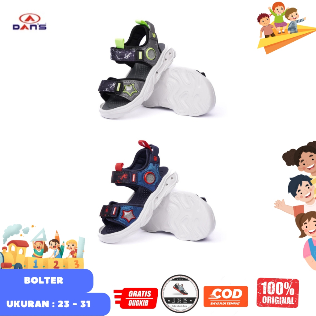 Sandal Tali Anak Cowo (TK)(SD) Dans Bolter Original