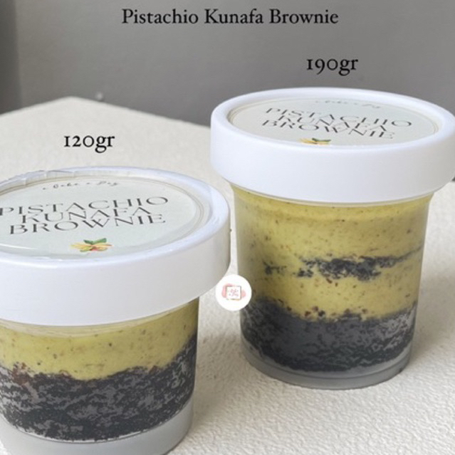 

PISTACHIO KUNAFA BROWNIES 190gr
