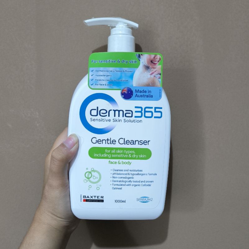 Derma 365 Gentle Cleanser 1000ml/1Lt. Original 100% Guardian Store