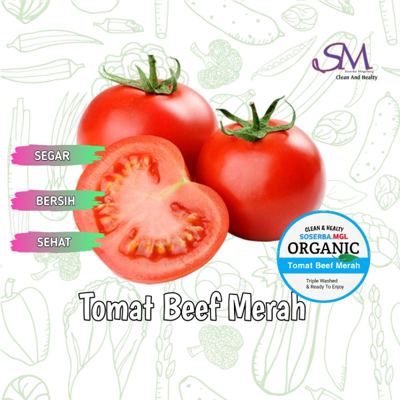 

Tomat Beef Merah Organic1kg