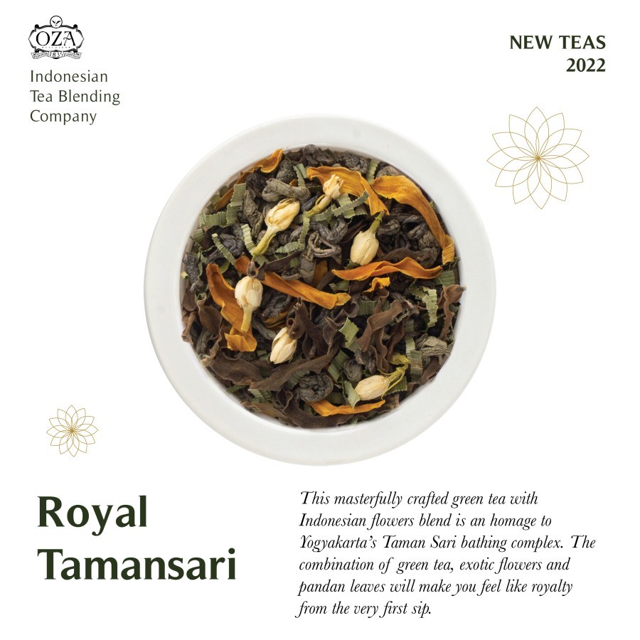 

OZA Tea - Royal Tamansari | Green Tea | 40 gram (20 cups)