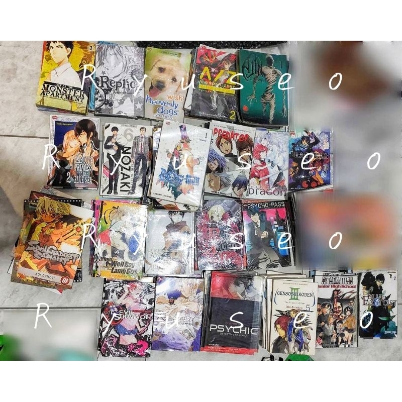 Komik Bekas Kolpri Gensosuikoden III, When the Wolf Boy Meets the Lamb Girl, Black Bullet, Kure-nai,
