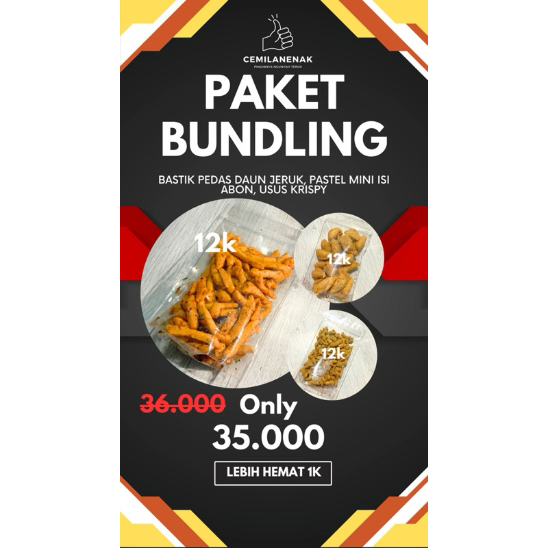 

paket bundling 3 pcs