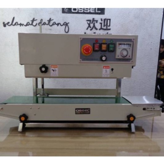 OSSEL Vertical Continous Band Sealer 2 in 1 DBF/FR 900S Sealer Pres Plastik MMT OSSEL