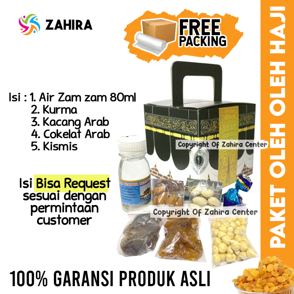 

PAKET OLEH OLEH HAJI UMROH TAS KABAH PREMIUM Untuk Hampers Tanah Suci Mekah Kismis Kacang Kurma Madu