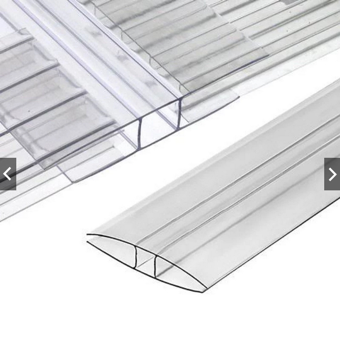 Profil H / Sambungan polycarbonate, Solarflat.