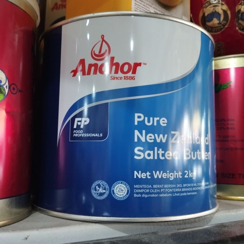 

BUTTER ANCHOR SALTED PURE NEWZEALAND HALAL ORIGINAL KEMASAN 1 ONS