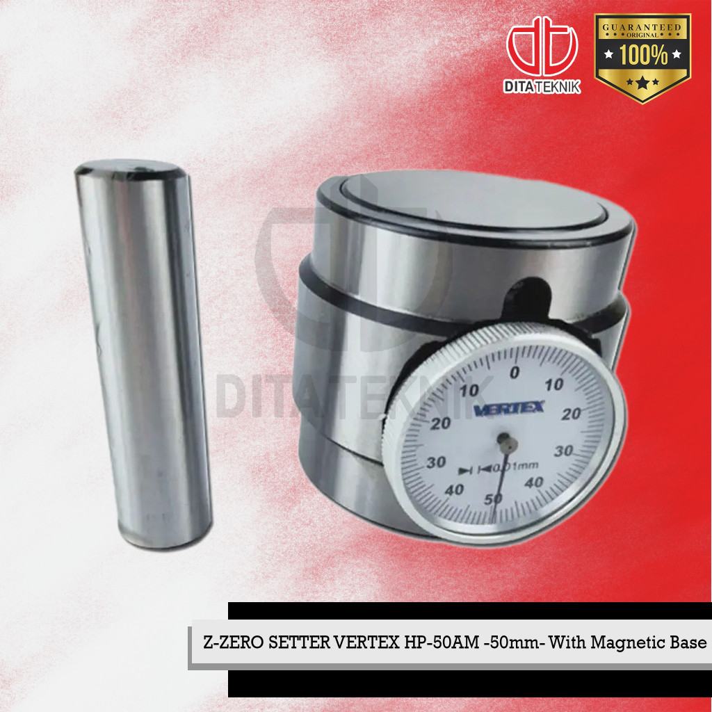 Z-ZERO SETTER VERTEX HP-50AM -50mm- With Magnetic Base