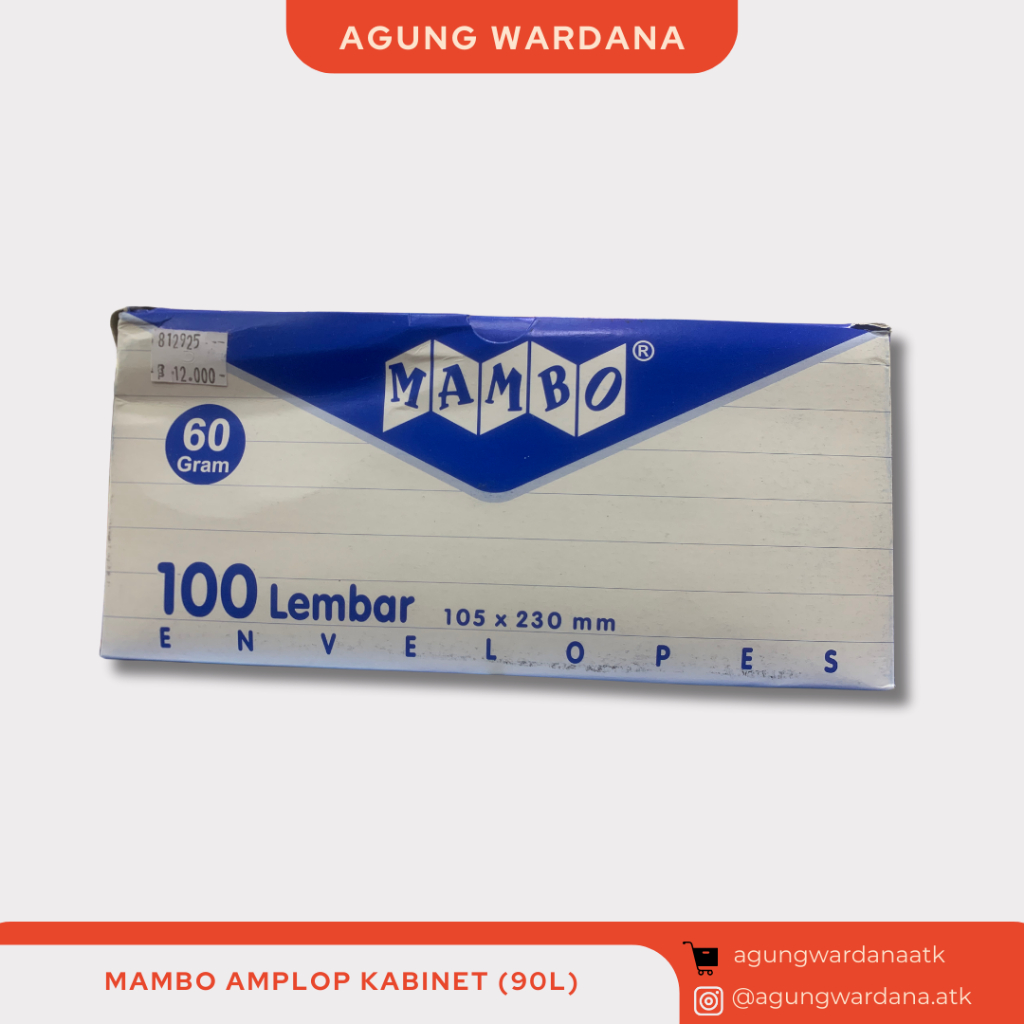 

MAMBO AMPLOP KABINET 105 x 230mm