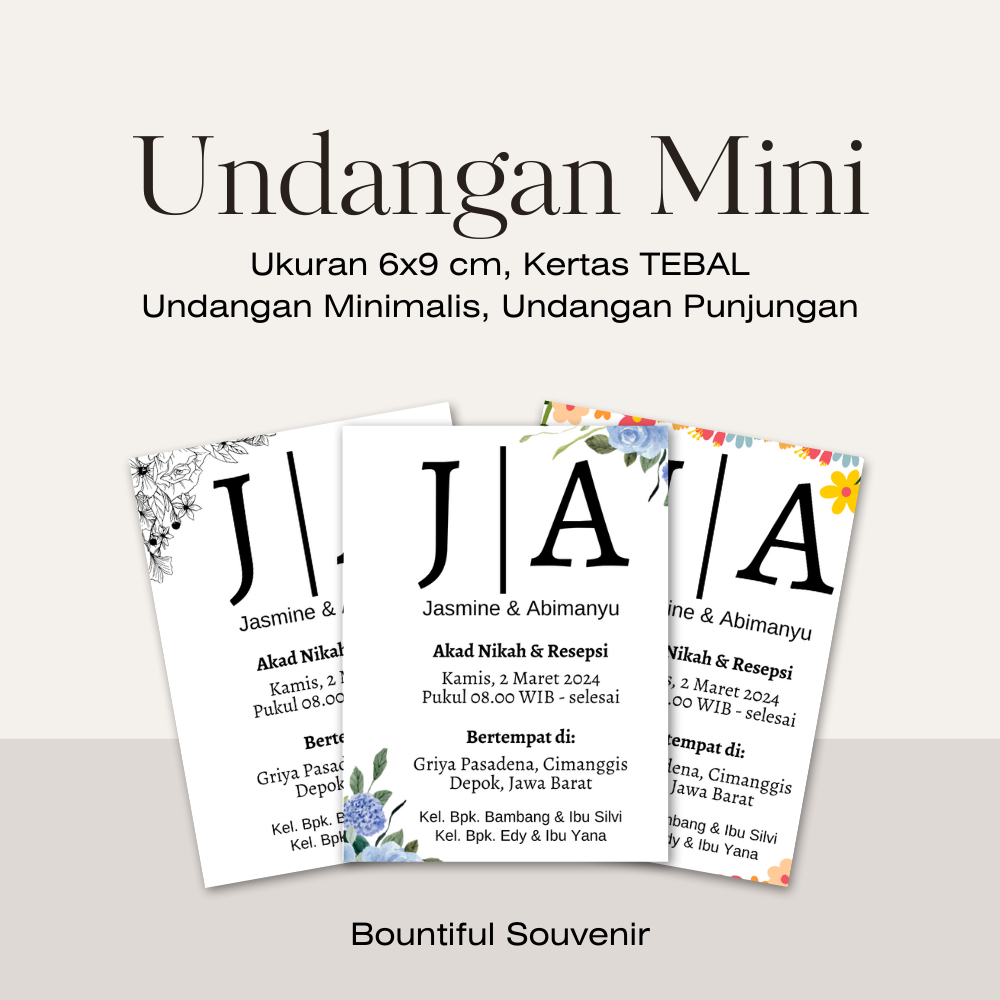 Undangan Mini Kopi Punjungan Tonjokan