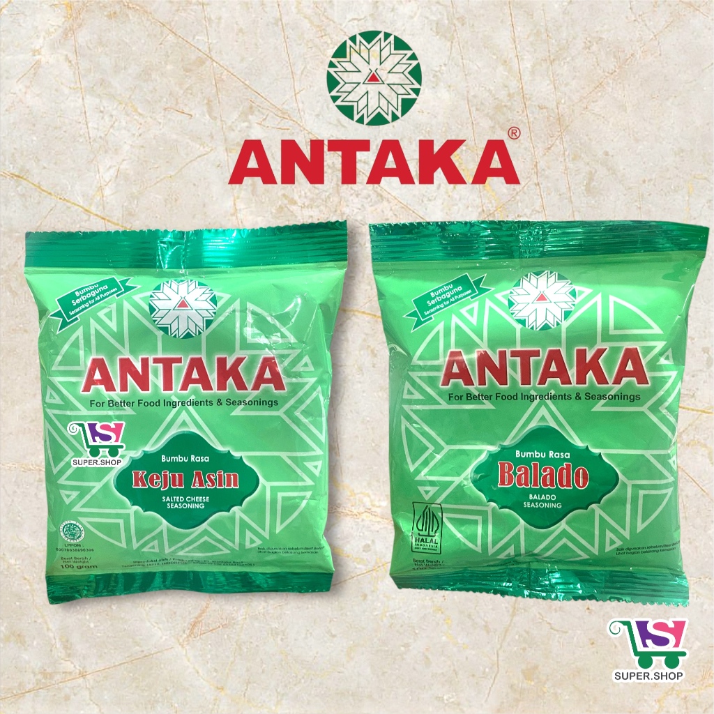 

Antaka Bumbu Tabur Aneka Rasa untuk Kentang Goreng / Makaroni / dll 100 Gram