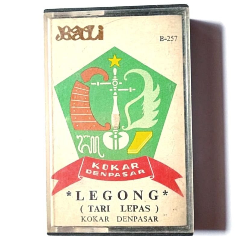 Antik Kaset Pita Lama Gamelan Bali Legong Tari Lepas Kokar Denpasar