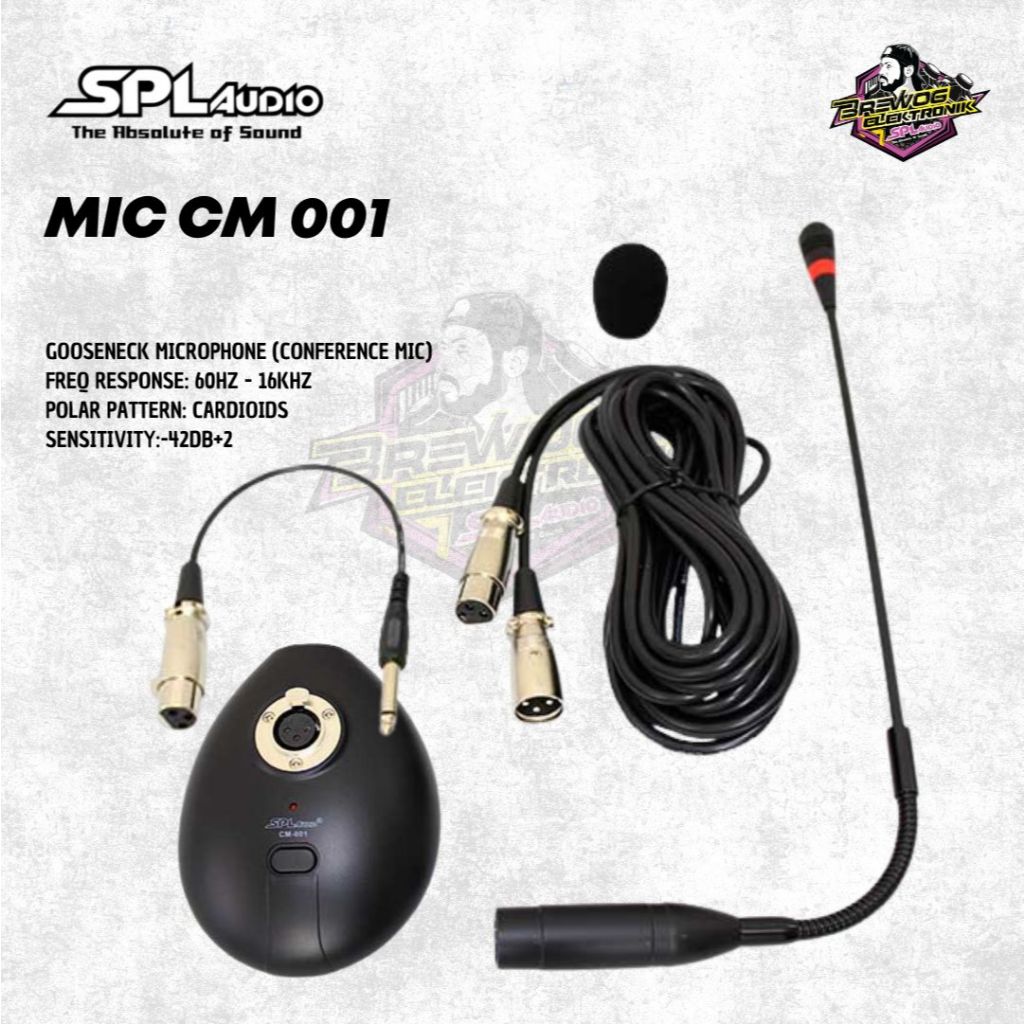 MIC PODIUM/MIC DUDUK SPL CM001 BREWOG SPL AUDIO ORIGINAL