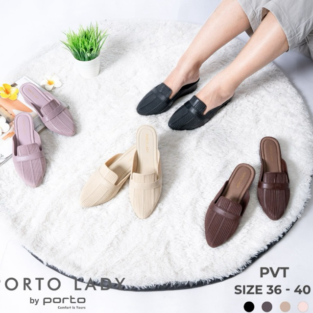 RN Sepatu wedges sandal wedges flatshoes PORTO LADY PVT