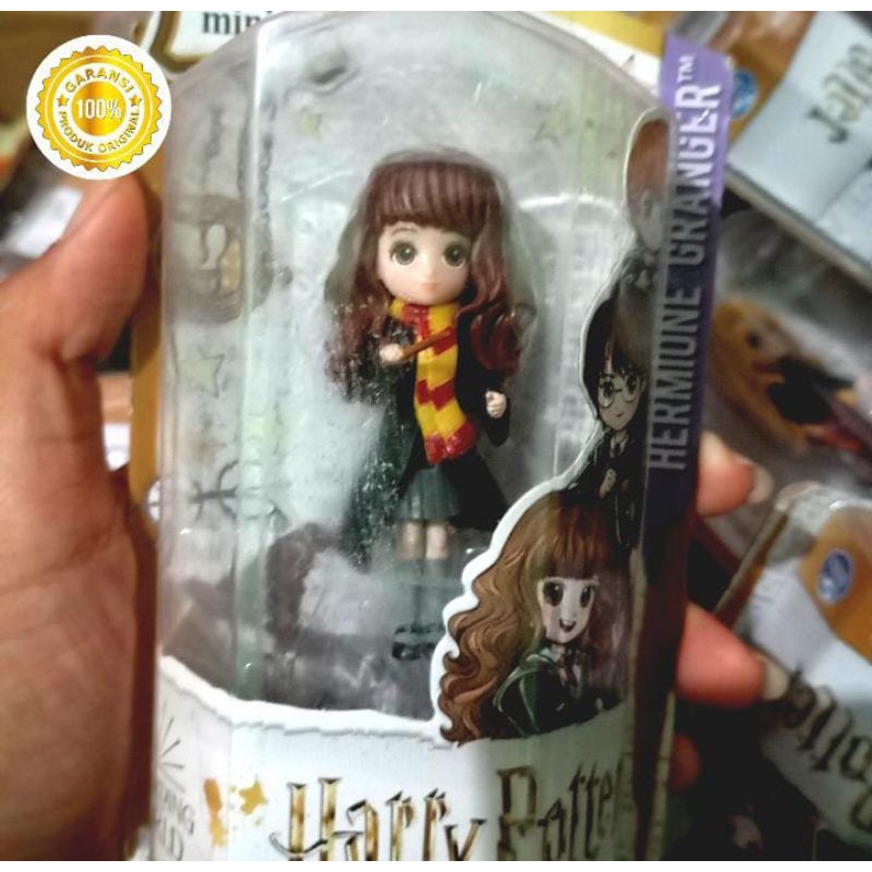 HERMIONE GRYFFINDOR FULL BLACK DRESS PLUS SYAL Harry Potter SERI 1 Magical Minis Original SPIN MASTE
