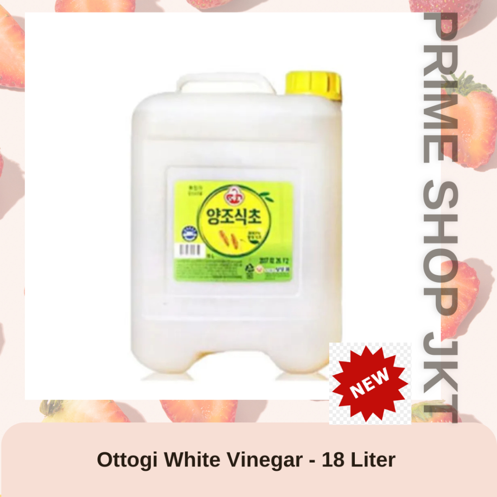 

Ottogi White Vinegar 18 Liter Korea Cuka Putih Fermentasi Yangjo Sikcho