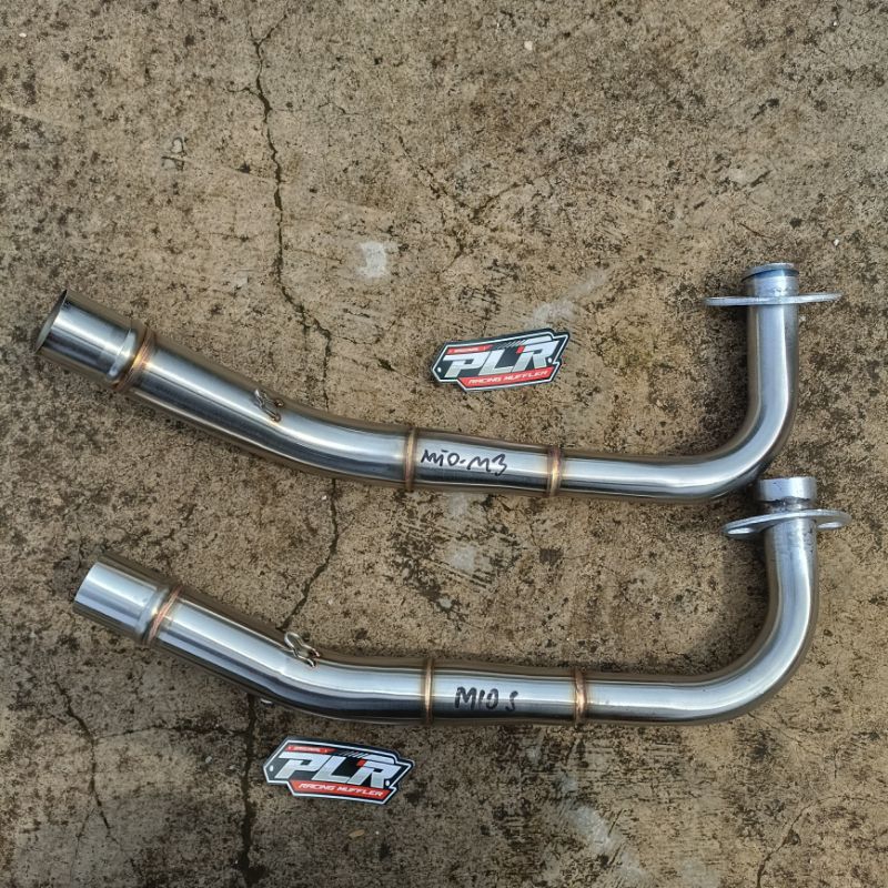 PIPA LEHER KNALPOT PENDEK NON SAMBUNG MIO M3,MIO SPORTY,MIO SMILE INLET 38