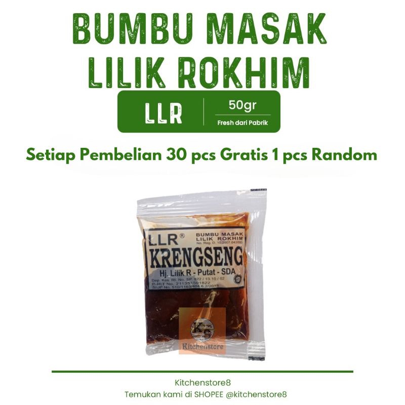 

Bumbu Masak instan LLR Krengseng