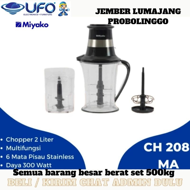 MIYAKO CH208MA BLENDER CHOPPER 2 LITER