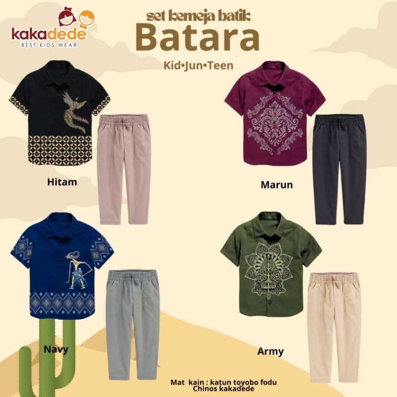 Batara Set Koko by kakadede Kidswear Ready stok
