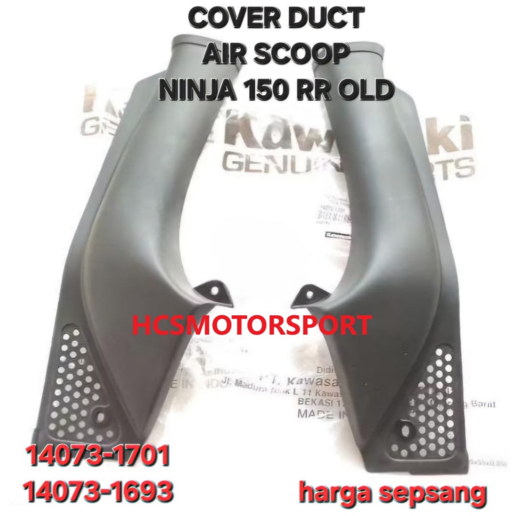 AIRSCOOP AIR SCOOP AIRSCOP DUCT CORONG UDARA NINJA RR OLD ZX 150 ORIGINAL KIRI 14073-1693 KANAN 1407