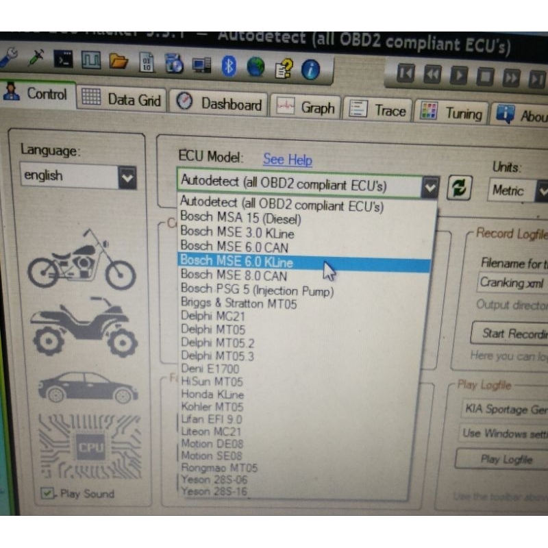 Software Scanner dan Remap Universal semua kendaraan Mobil, Motor Diesel